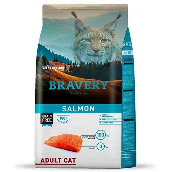 Bravery Salmon Gato Adulto 7 Kg