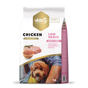 Amity Low Grain Chicken Perro Adulto 14Kg
