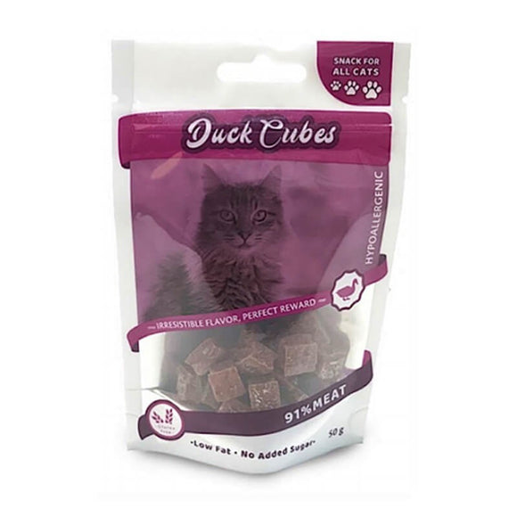 Naturalistic Duck Cubes for Cats 50 gr