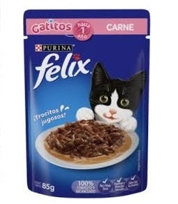 Felix Classic Gatitos con Carne 85 gr