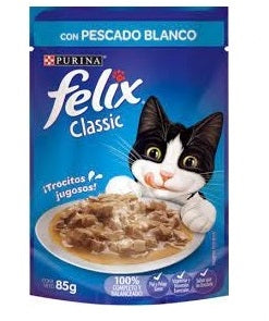 Felix Classic con Pescado Blanco 85 gr