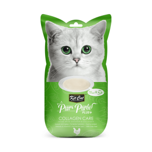 Kitcat Purr Puree Plus + Collagen Care Chicken 4x15grs