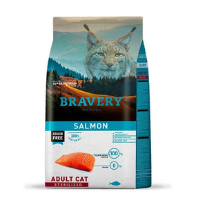Bravery Salmon Gato Adulto Esterilizado 7 Kg
