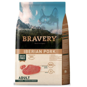 Bravery Iberian Pork Adulto Large/Medium Breeds 12 Kg