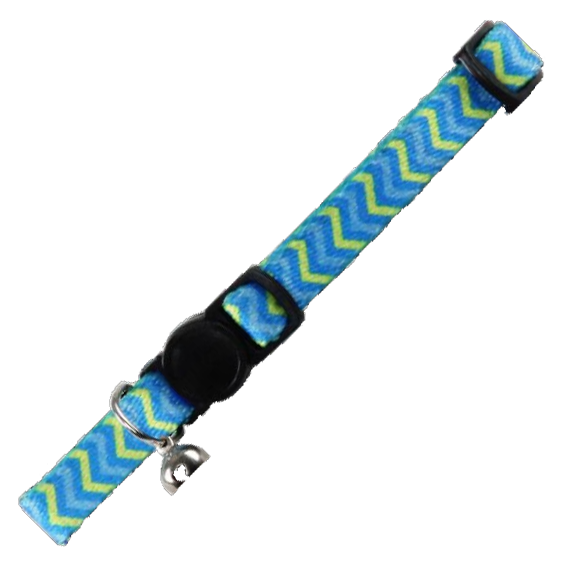 Pawise Collar Azul Ondas